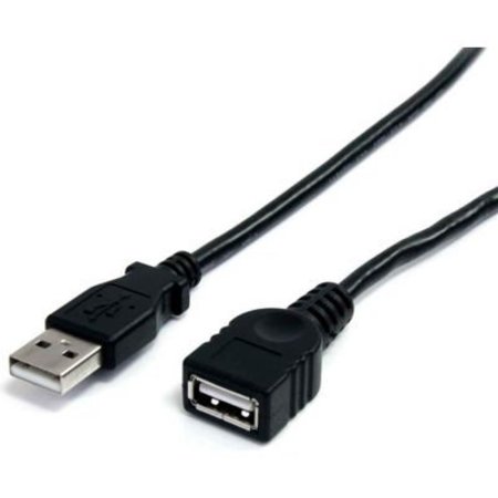 STARTECH.COM StarTech.com 6 ft. Black USB 2.0 Extension Cable A to A - M/F USBEXTAA6BK